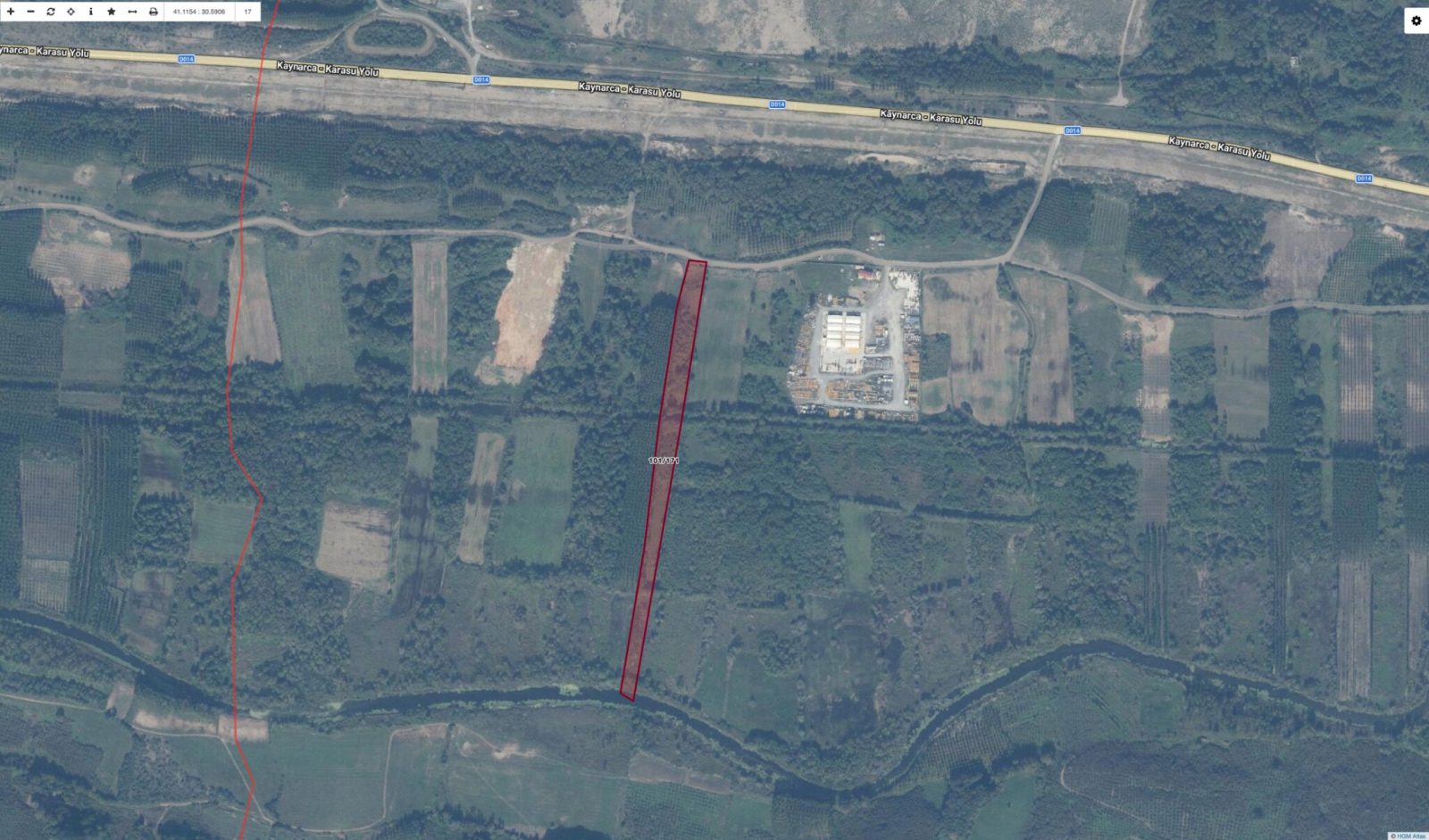 Karasu İhsaniye’de 15.558,82 m² Satılık Arazi — 101/171